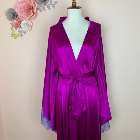 New! Rare AGENT PROVOCATEUR Elizabelle Silk Gown - Picture 6 of 16